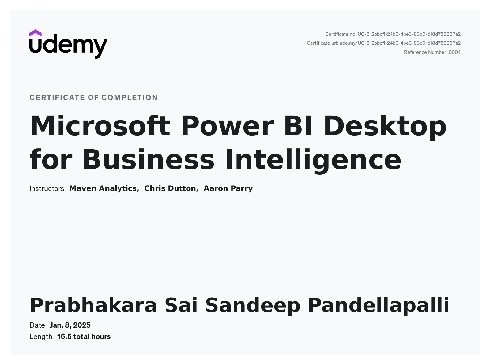 Power BI Certification
